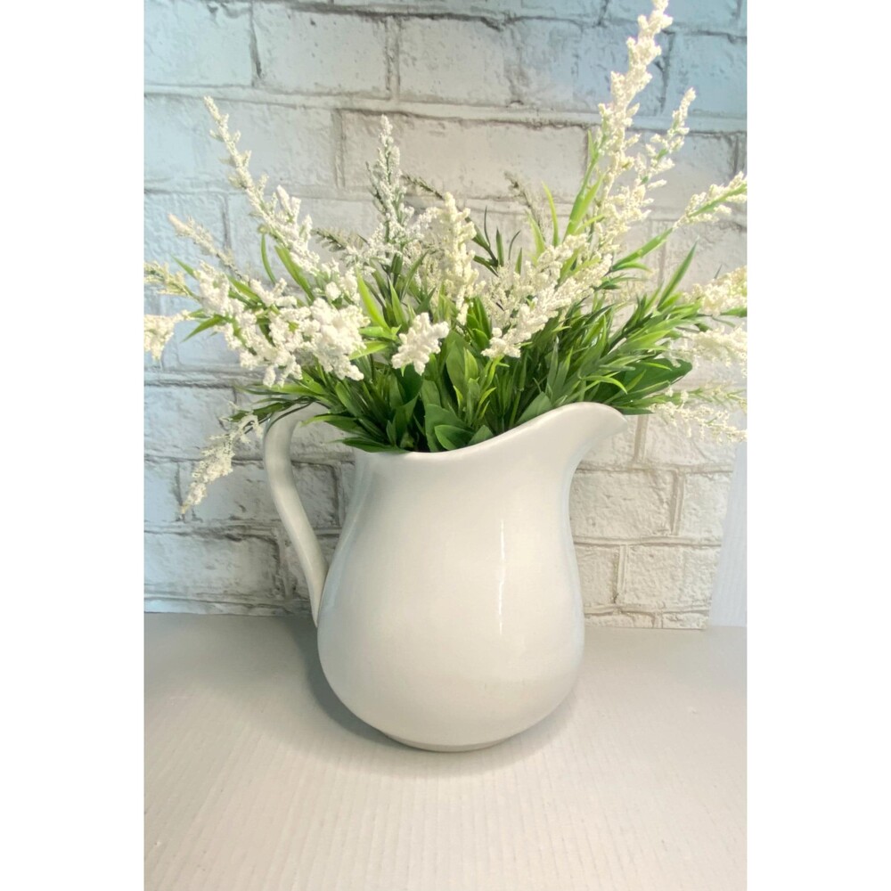 Royal Ironstone China Warranted Pitcher